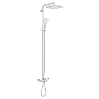 Sprchový systém Grohe Tempesta Cube System s vaňovým termostatom chróm 26691001