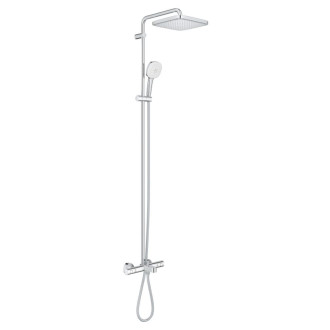 Sprchový systém Grohe Tempesta Cube System s vaňovým termostatom chróm 26691001