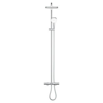 Sprchový systém Grohe Tempesta Cube System s vaňovým termostatom chróm 26691001