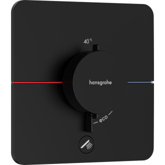 Sprchová batéria Hansgrohe ShowerSelect Comfort Q bez podomietkového telesa matná čierna 15589670