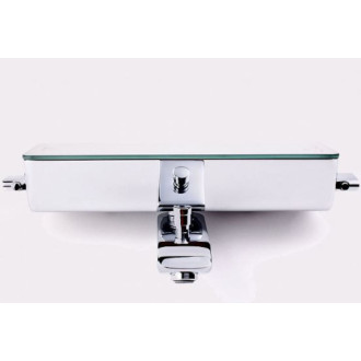 Vaňová batéria Hansgrohe Ecostat Select s poličkou 150 mm chróm 13141000
