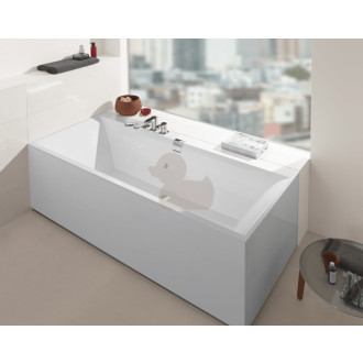 Obdĺžniková vaňa Villeroy &amp; Boch Squaro 170x75 cm liaty mramor ľavá aj pravá UBQ170SQE2DV-01