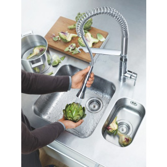 Drezová batéria Grohe K7 s výpustou chróm 32950000