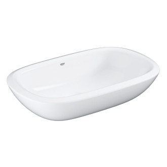 Umývadlo na dosku Grohe Eurostyle 2015 50x38 cm alpine-white bez otvoru pre batériu, bez prepadu 39216000