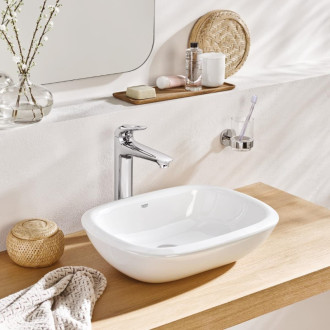 Umývadlo na dosku Grohe Eurostyle 2015 50x38 cm alpine-white bez otvoru pre batériu, bez prepadu 39216000