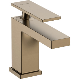 Umývadlová batéria Hansgrohe Tecturis E bez výpustu kartáčovaný bronz 73001140