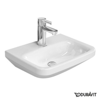 Umývadlo Duravit Durastyle 45x33,5 cm otvor pre batériu uprostred, bez prietoku 0708450000