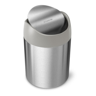 Odpadkový kôš voľne stojaci Simplehuman Mini bin 1,5 l Kartáčovaná nerez oceľ mat SHCW2084