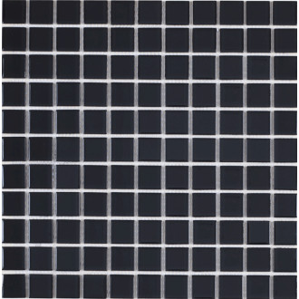 Sklenená mozaika Premium Mosaic čierna 30x30 cm lesk MOS25BK
