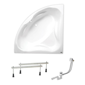 Rohová vaňa Laguna Royale 150x150 cm akrylát ľavá aj pravá SIKORO1500APN