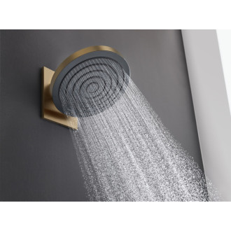 Hlavová sprcha Hansgrohe Pulsify S na stenu/strop kartáčovaný bronz 24141140