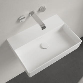Umývadlo Villeroy &amp; Boch Memento 2.0 60x42 cm bez prepadu alpská biela 4A226301
