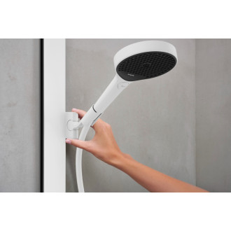 Sprchový systém Hansgrohe Rainfinity na stenu s termostatickou batériou matná biela 28742700