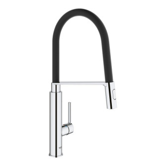 Dřezová baterie Grohe Feel s vytahovací sprškou, 2 proudy chrom 31489000