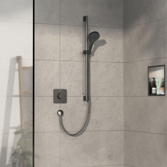 Sprchová batéria Hansgrohe ShowerSelect Comfort Q bez podomietkového telesa kartáčovaný čierny chróm 15581340