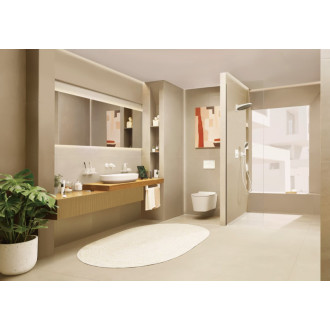 Umývadlová batéria Hansgrohe Tecturis S bez podomietkového telesa matná biela 73350700