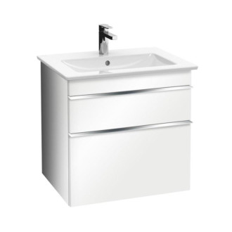 Kúpeľňová skrinka pod umývadlo Villeroy &amp; Boch Venticello 55,3x50,2x59 cm biela lesk A92301DH