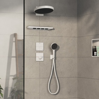 Sprchová batéria Hansgrohe ShowerSelect Comfort Q bez podomietkového telesa matná biela 15588700
