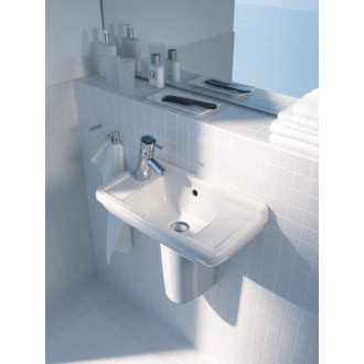 Umývadlo Duravit Starck 3 50x26 cm bez otvoru pre batériu, s prepadom 0751500000
