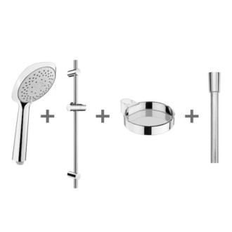 Sprchový set Jika Cubito na stenu s mydelničkou chróm H3651X00044731
