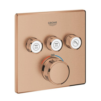 Vaňová batéria Grohe Grohtherm Smartcontrol bez podomietkového telesa kartáčovaný Warm Sunset 29126DL0