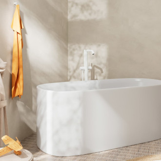 Vaňová batéria Hansgrohe Tecturis S so sprchovým setom matná biela 73440700
