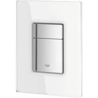 Ovládacie tlačidlo Grohe Skate Cosmopolitan sklo mesačná biela 38845LS0