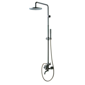 Sprchový systém WF Industrial s pákovou baterií olejem gumovaný bronz SIKOBWFSVS