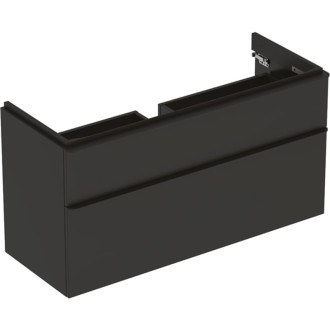 Kúpeľňová skrinka pod umývadlo Geberit Smyle Square 118,4x62x47 cm láva 500.355.JK.1