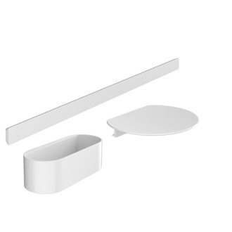 Sada doplnkov Hansgrohe WallStoris matná biela 27966700