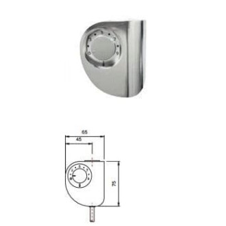 Isan Aura elektro 1380/400 S40 čierny zamat DDIN13800400ECSM