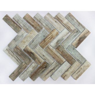 Sklenená mozaika Premium Mosaic brown 28x33 cm mat MOSV98PBR