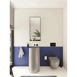 Ovládacie tlačidlo VitrA Root Square plast čierna matná 740-2311