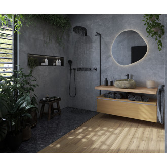 Držiak sprchy Hansgrohe Porter E pevný matná čierna 28387670