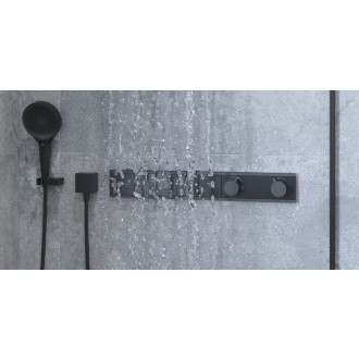 Držiak sprchy Hansgrohe Porter E pevný matná čierna 28387670