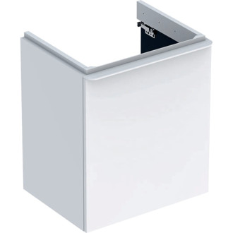 Kúpeľňová skrinka pod umývadlo Geberit Smyle Square 53,6x62x43,3 cm biela 500.366.00.1