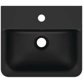 Umývadlo Ideal Standard Connect Air 40x34 cm čierna otvor pre batériu vpravo E0307V3