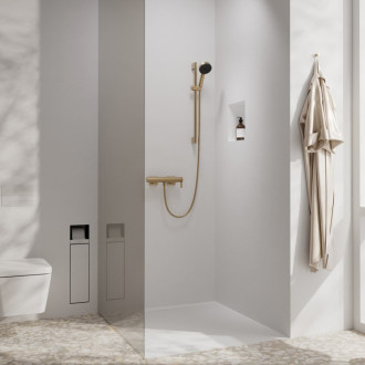 Sprchová batéria Hansgrohe Tecturis E bez sprchového setu 150 mm kartáčovaný bronz 73620140