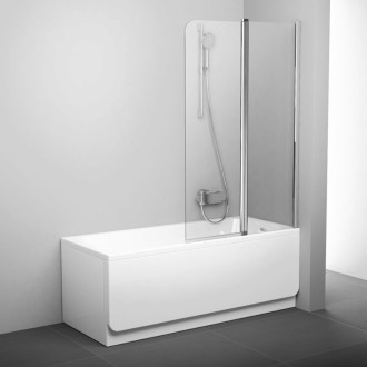 Vaňová zástena Ravak Chrome 150x100 cm Bright Alu 7QRA0C00Z1