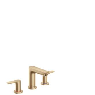 Umývadlová batéria Hansgrohe Talis E s výpustou kartáčovaný bronz 71733140