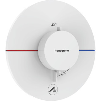 Sprchová batéria Hansgrohe ShowerSelect Comfort S bez podomietkového telesa matná biela 15562700