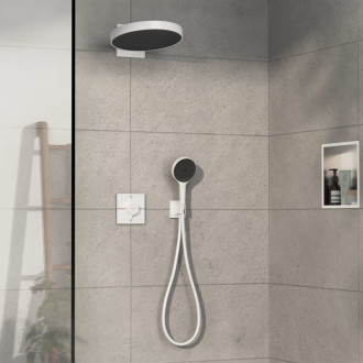 Vaňová batéria Hansgrohe ShowerSelect Comfort E bez podomietkového telesa matná biela 15578700