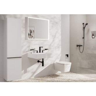 Umývadlová batéria Hansgrohe Tecturis E s clic-clacom matná čierna 73030670