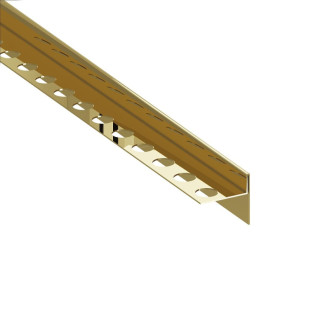 Spádový profil Eviso pravý zlatá lesklá, v tvare T 120 cm nerez LSGM0001