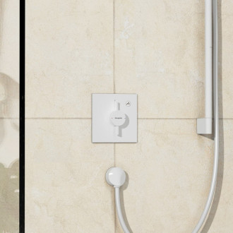 Sprchová batéria Hansgrohe DuoTurn E bez podomietkového telesa matná biela 75617700