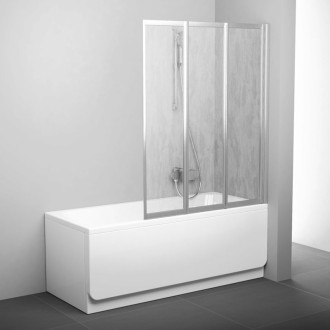 Vaňová zástena Ravak Supernova 140x115 cm satin 795S0U0041