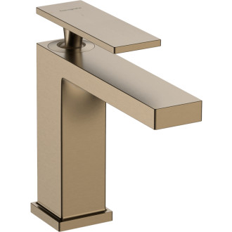 Umývadlová batéria Hansgrohe Tecturis E bez výpustu kartáčovaný bronz 73012140
