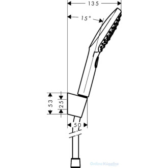 Vaňový set Hansgrohe Raindance Select E chróm 26720000