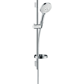 Sprchový set Hansgrohe Raindance Select S s mydlenkou biela/chróm 26630400