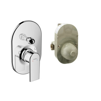 Vaňová batéria Hansgrohe Vernis Shape vrátane podomietkového telesa chróm 71472000